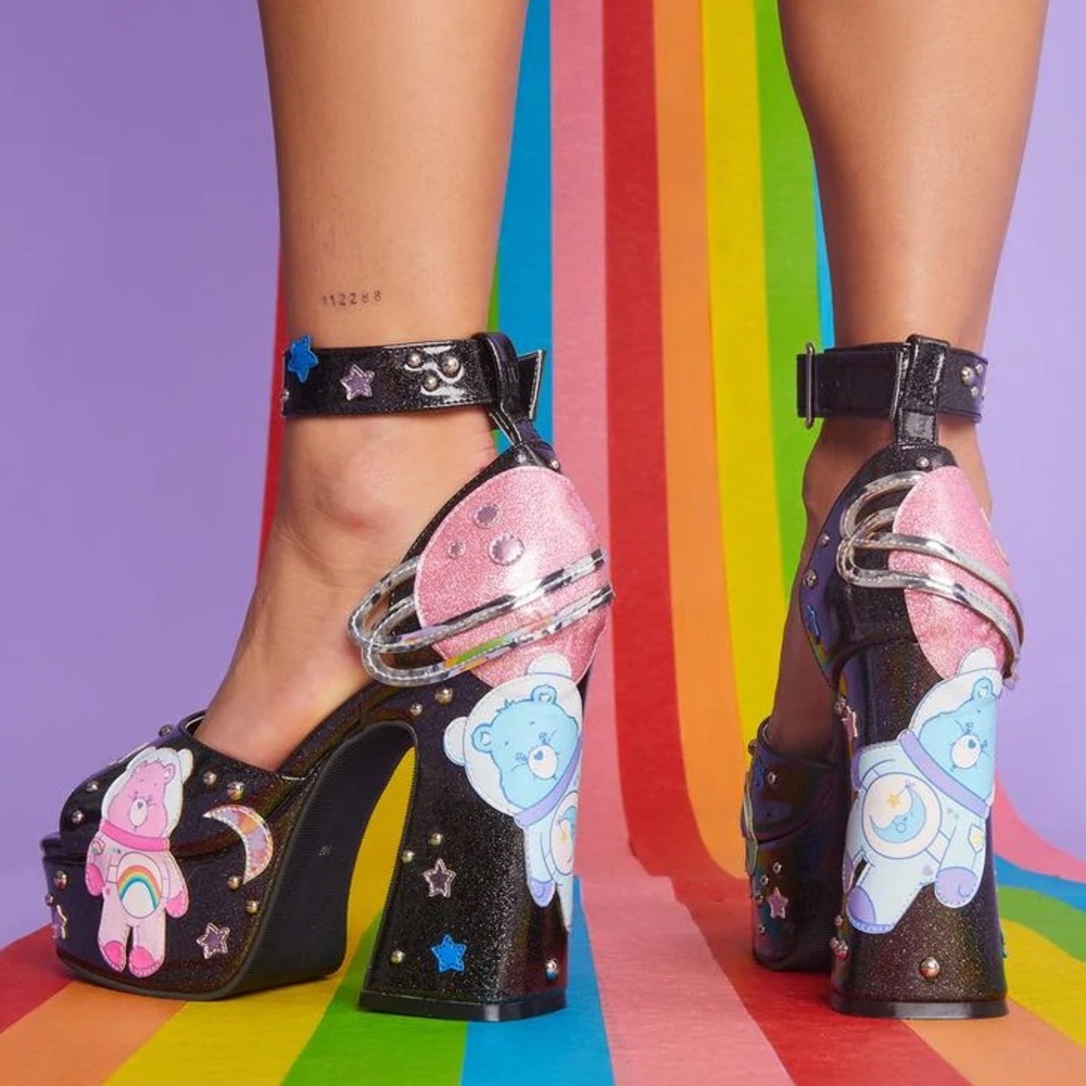 Dolls Kill x Care Bears Platform Shoes Sz. 8